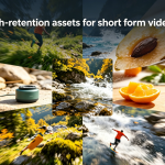 High-retention editing assets optimized for short-form creator content