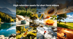 High-retention editing assets optimized for short-form creator content
